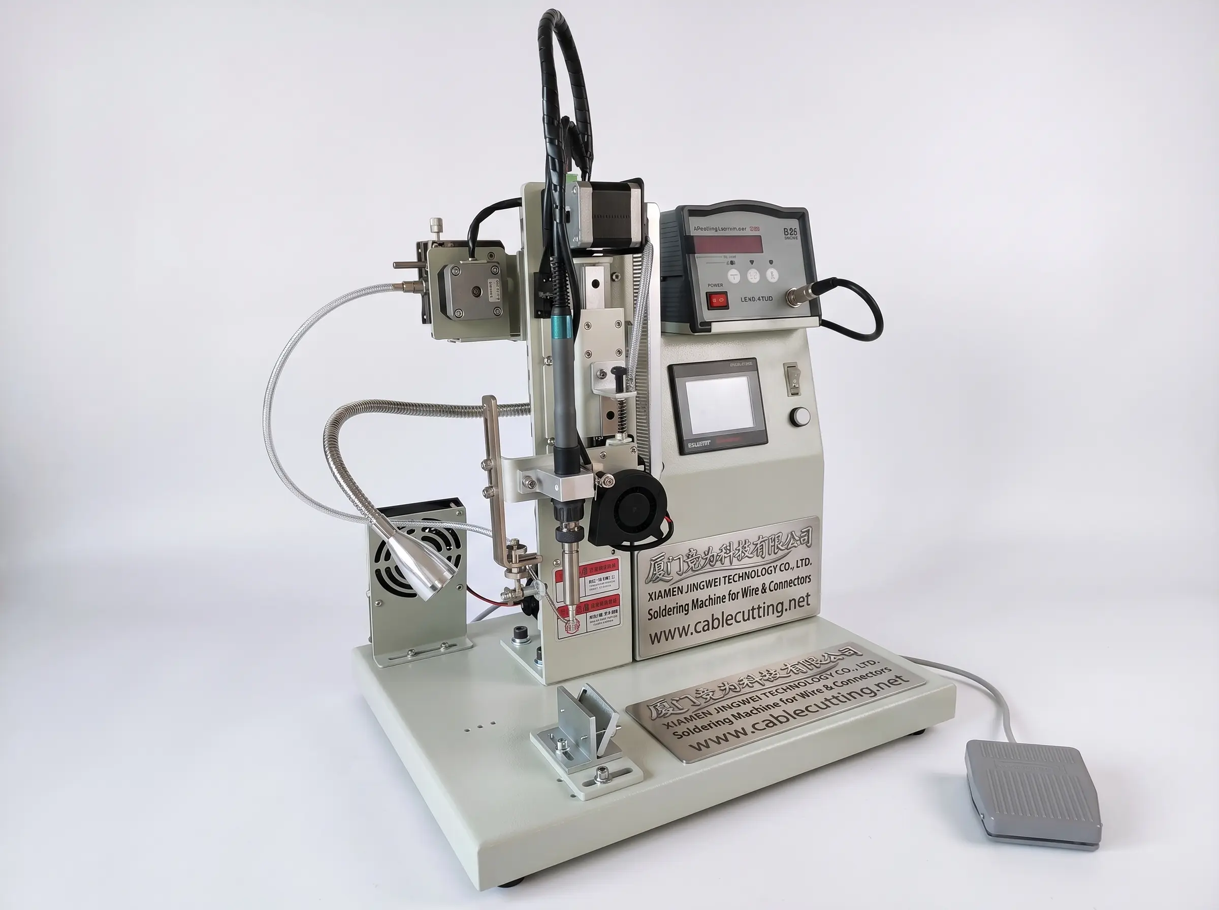 Halvautomatisk loddeautomat WPM-141 | Presisjonslodding for industriell kabelproduksjon