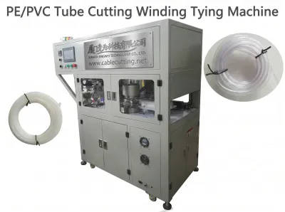 Automatisk PE/PVC Rørkuttingsviklingsbindemaskin 02SL - Auto kappe-, vikle- og bindemaskin