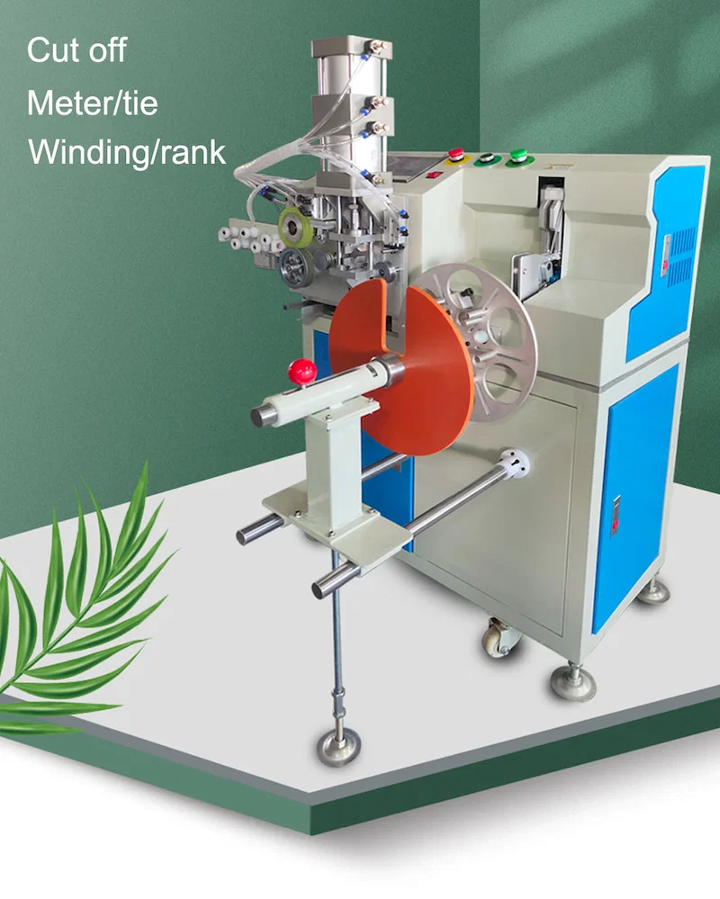 cable Coiling Tying Bundle With Meter Counting, Wire Cutting coil Winding Binding Machine, Cable Rewinding Machine, Fully Automatic Binding Wire Tying Machine, Wire Winding Coil Machine Kabelspole-bindebunt med målertelling, bindemaskin for spolevikling, tilbakespolingsmaskin, helautomatisk bindemaskin, trådviklingsspolemaskin