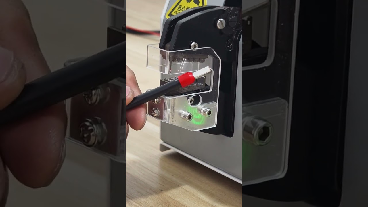 65EC Elektrisk Ledningskrymper – Presis Terminalrørkrymping og Test #fabrikk #maskin