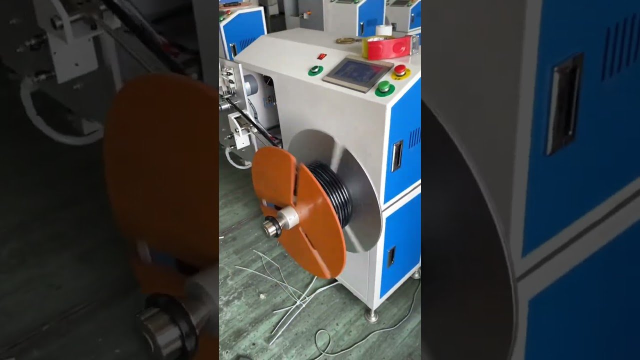 Automatisk måltelling, sortering, kutting og rørspoling – Maskin for 1–16 mm diameter, PVC/gummi