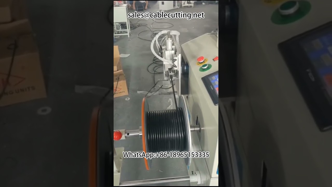 Trådviklingsmaskin – Automatisk meter-telling, radkutting og spoling