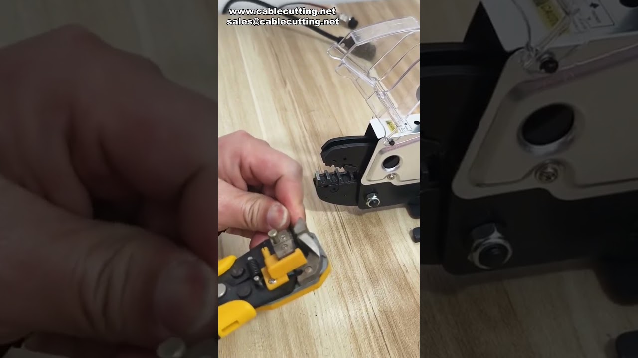 Flerfunksjonell pneumatisk terminalkrimpmaskin for ulike bruksområder