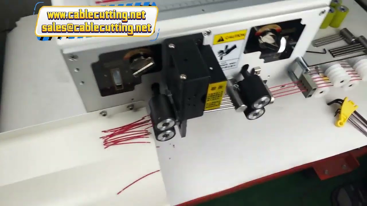Wire Cut and Stripping Machine with 4 Wire Feed Cable Stripper Machine 0 1 to 2 5mm2 Cable with Tung