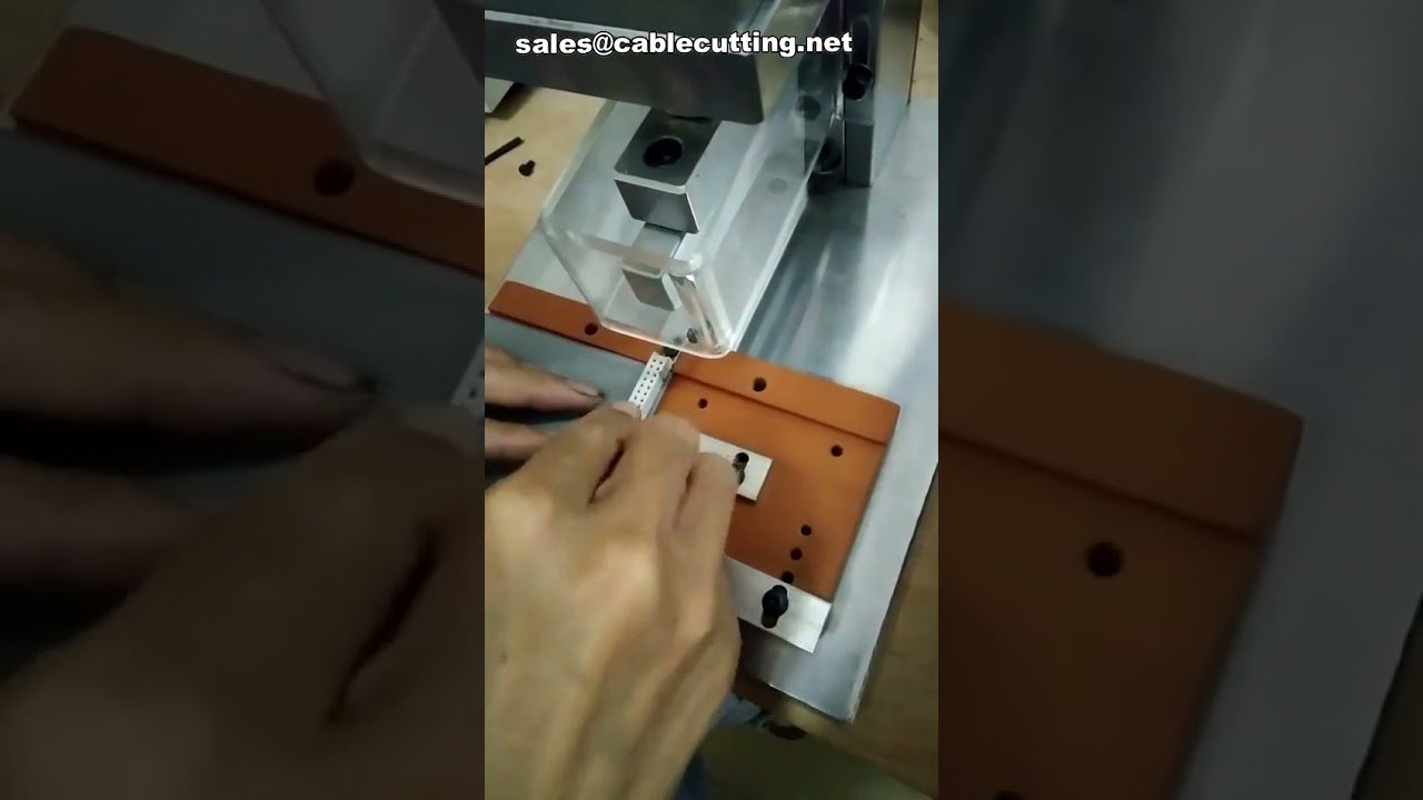 Automatisk krympemaskin for IDC flatkabel 2,54 mm | Effektiv kabelhåndtering