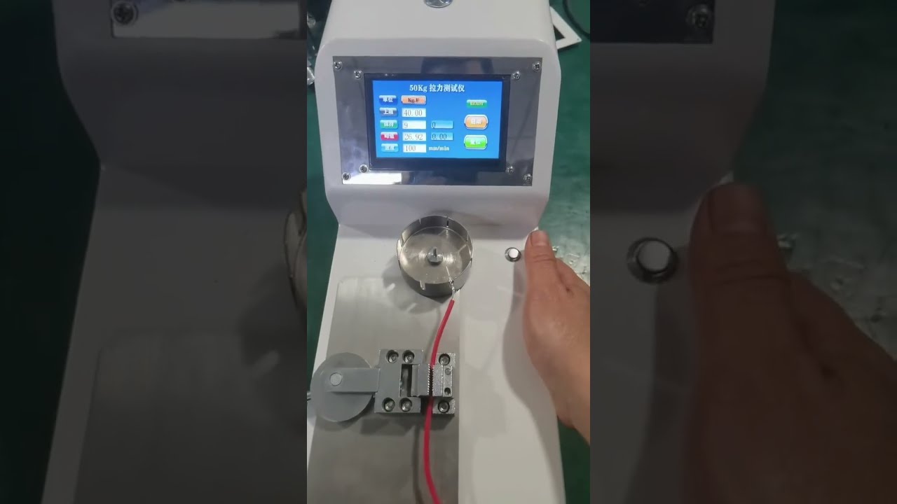 Trykktesting av krympede ledninger og terminaler – Automatisert kvalitetskontroll #maskin #kabel #fabrikk