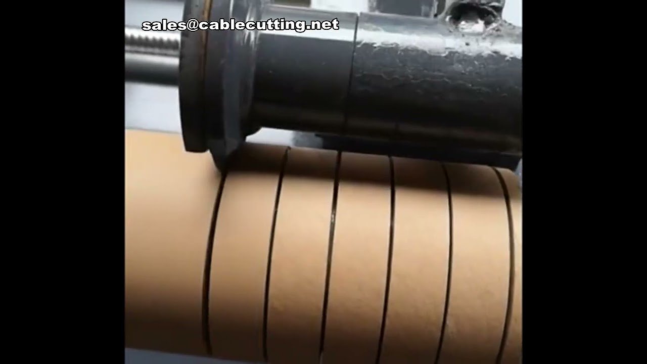 Papirrørskjæremaskin, Kraftkjernespaltemaskin, Papirfabrikkproduksjonsutstyr mp4