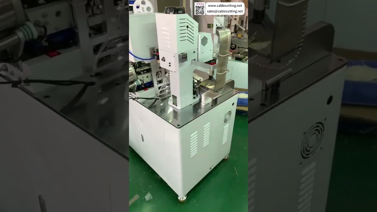 Automatisk vanntett plugginnsetting med dobbel krymping – enkelt sett utgang for fabrikkproduksjon (kortversjon).