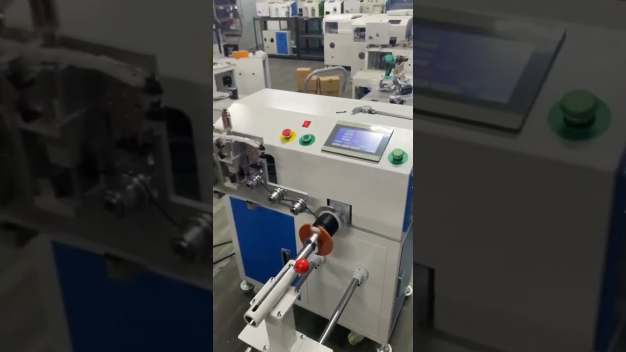 Elektriske ledninger og kabler – avisoleringsmaskin #maskin #kabelavisolering #fabrikk #bilindustri #gjørdetselv