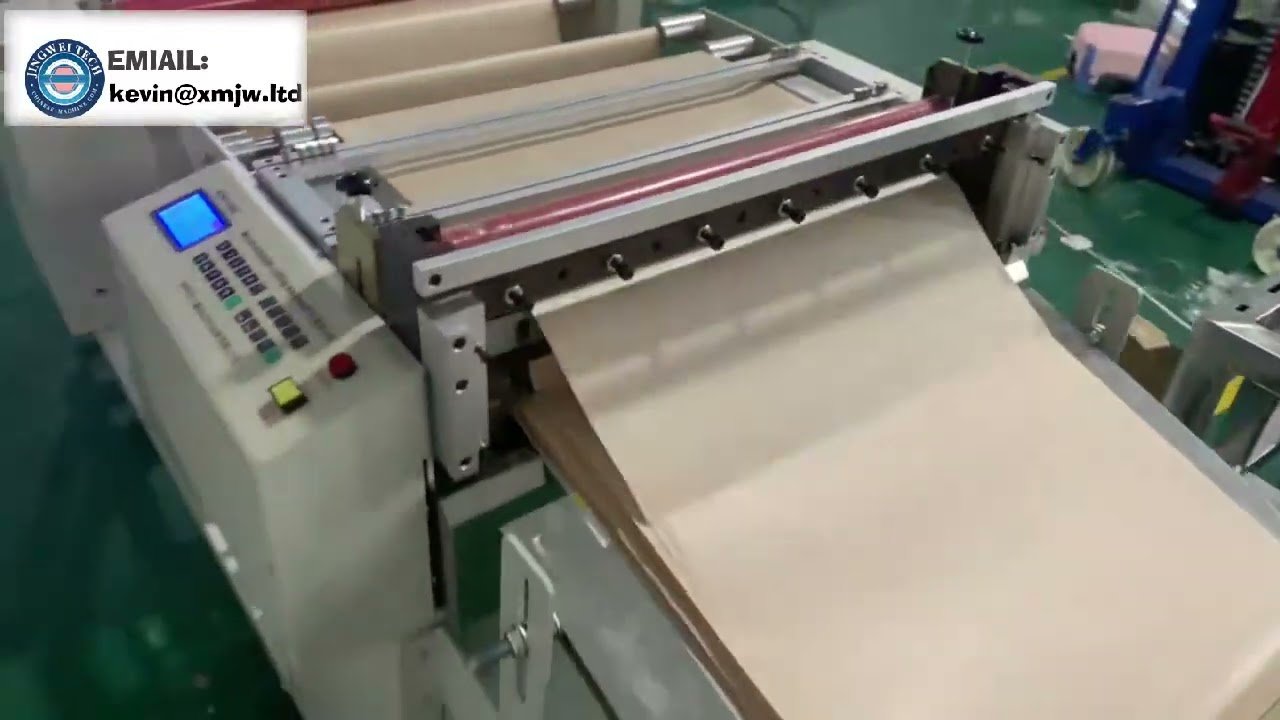 PVC-filmmaskin for rull- og arkskjæring – luftskum- og A4-papirkutter