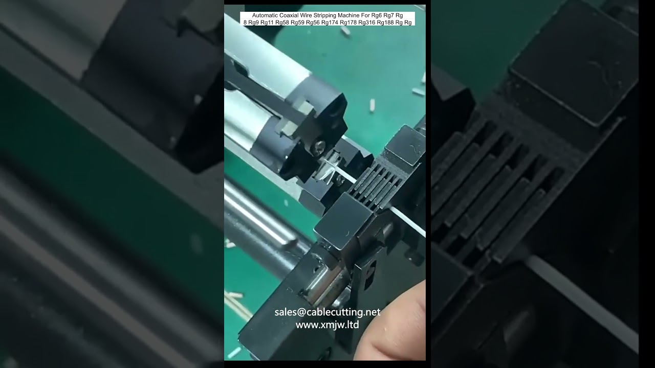 Automatisk koaksialtrådavisolering for RG6, RG7, RG8, RG9, RG11, RG58, RG59, RG56, RG174, RG178, RG316