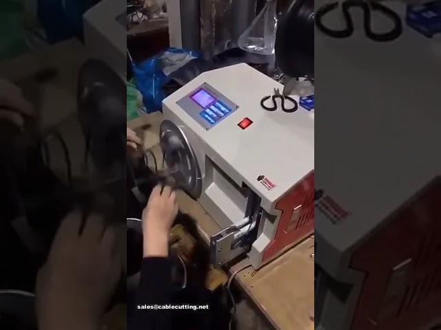 Automatisk tråd- og kabelbindingsmaskin