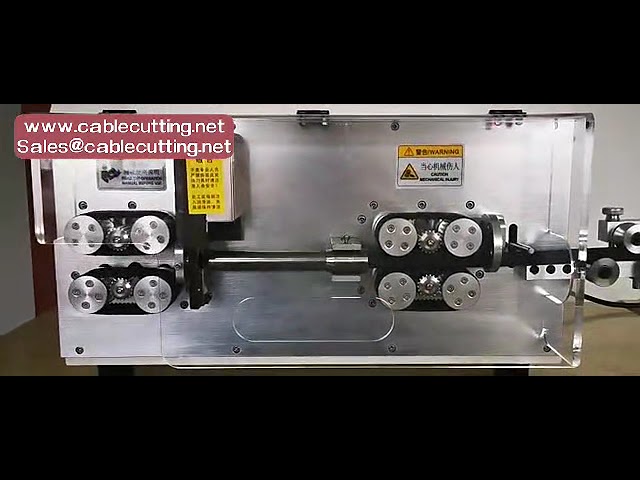 Høyeffektiv maskin for kutting og stripping av store kvadratkabler (70 mm²)