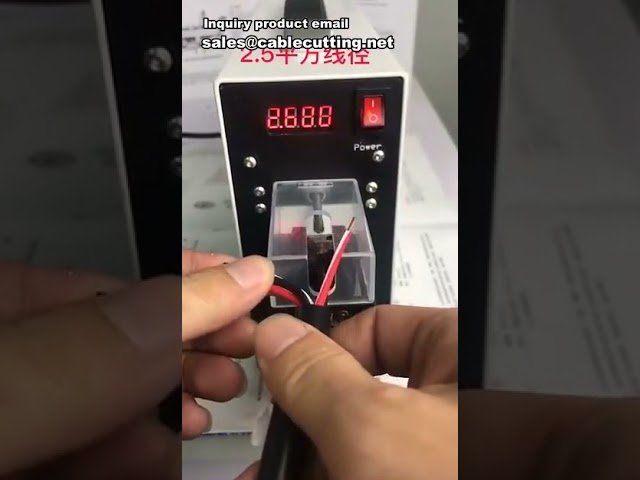 Elektrisk ledningsavisoleringmaskin, Automatisk ledningsavisolering, Trådavisoleringmaskin