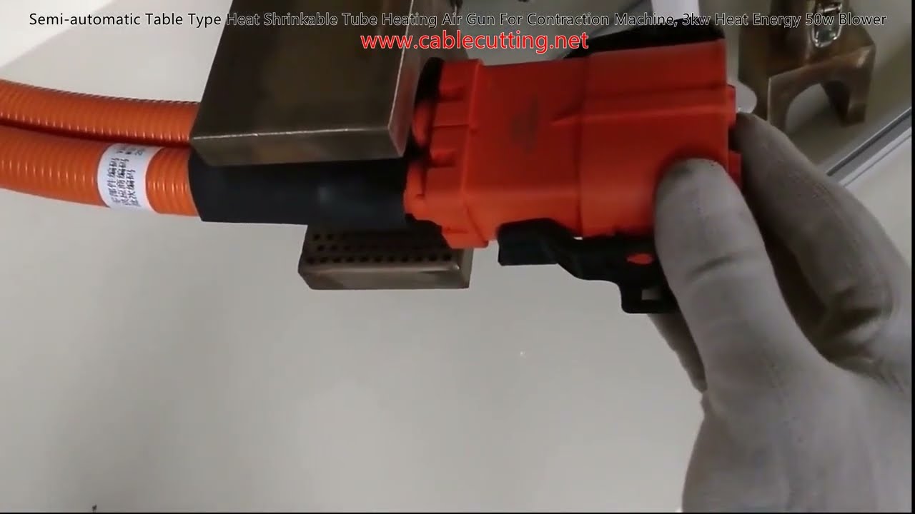 Halvautomatisk bordtype varmekrympepistol for rørkrymping – 3 kW effekt