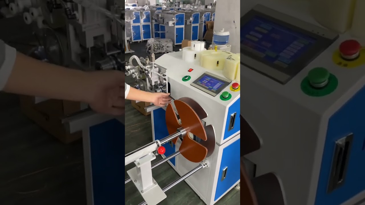 Automatisk metertelling, sortering, kutting, vikling og spoling – presis maskin #maskin