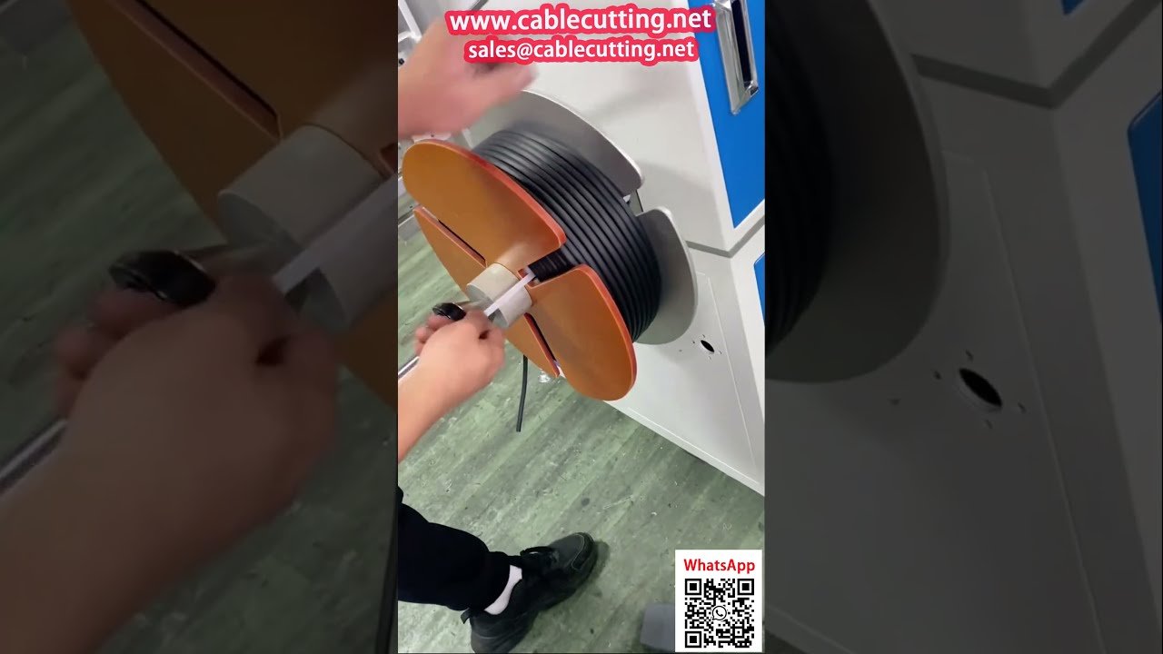 Presisjonstrådoppviklingsmaskin med automatisk telling – 48 mm diameter, 100 m lengde