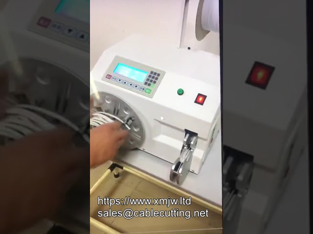 WPM 90 Halvautomatisk Dobbeltråd Vikle- og Bindemaskin for Kabelruller