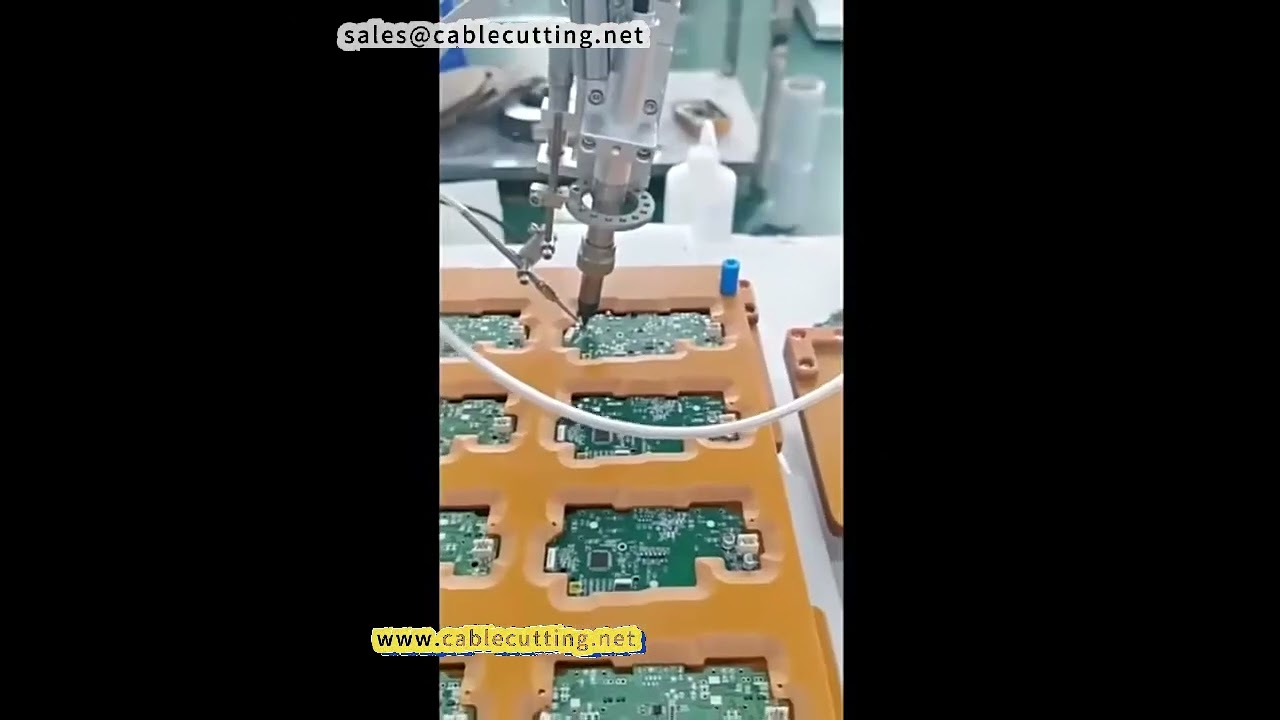 Automatisk lodding av kretskort, PCB og LED-paneler – effektiv maskin for trådbehandling